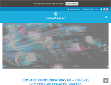 Tablet Screenshot of companycommunication.co.uk